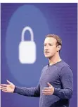  ?? FOTO: AP ?? Mark Zuckerberg verlor 16 Milliarden Dollar Buchwert.