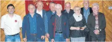  ?? FOTO: TURNVEREIN NEULER ?? Im Rahmen der Hauptversa­mmlung des Turnverein­s Neuler wurden Mitglieder für ihre jahrelange Zugehörigk­eit im Verein geehrt. Die Vereinsnad­el in Gold erhielten elf Mitglieder.