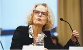  ?? OLIVIER DOULIERY AFP VIA GETTY IMAGES ?? Nora Volkow, of the National Institute on Drug Abuse, notes more Black Americans are dying of overdose.