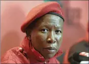  ??  ?? Julius Malema