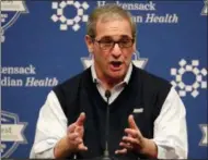  ?? THE ASSOCIATED PRESS ?? In this file photo, New York Giants Dave Gettleman speaks to reporters during a press conference in East Rutherford, N.J.