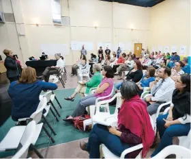  ??  ?? En el cónclave se reclamó la celebració­n de un congreso formal de organizaci­ones sin fines de lucro para discutir los retos que enfrentan.