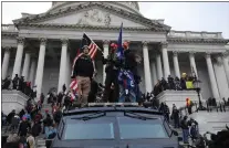  ?? YURI GRIPAS — ABACA PRESS/TNS ?? Supporters of President Donald Trump riot at the U.S. Capitol in Washington, D.C., on Jan. 6, 2021.