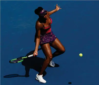  ?? FOTO: LEHTIKUVA/AFP/MATTHEW STOCKMAN ?? Venus Williams ställs mot systern Serena i US Open.