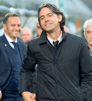  ??  ?? Imbattuto Filippo Inzaghi e il Venezia sono imbattuti in serie B (foto Sabadin)