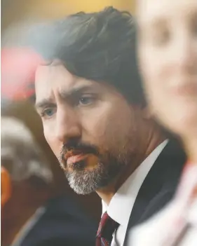  ?? BLAIR GABLE / REUTERS ?? Prime Minister Justin Trudeau unveiled a ban on military-style assault rifles on Friday in the wake of the mass shooting in Nova Scotia that killed 22 people.