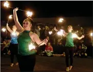  ?? ?? Impact Twirlers at the Boyertown Halloween Parade.