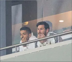  ?? FOTO: PERE PUNTÍ ?? Messi, durante una concentrac­ión de la selección argentina en Madrid