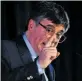  ?? ?? Carles Puigdemont in Elne, Frankreich. [Reuters]