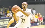  ?? Murray State Athletics / Submitted ?? Forward Evelyn Adebayo, who is transferri­ng to UConn from Murray State.