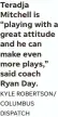  ?? KYLE ROBERTSON/ COLUMBUS DISPATCH ?? Teradja Mitchell is “playing with a great attitude and he can make even more plays,” said coach Ryan Day.