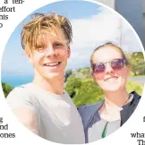  ?? Photo / via Bronwyn Gardner ?? Maja Sanders, 20, and Josh van Hooijdonk, 19, died in a crash on the Napier-Taupo Rd at Te Pohue on May 16.