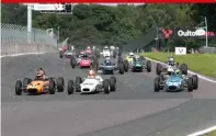  ?? ?? Historic Formula Ford always provides big grids and plenty of action