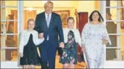  ?? REUTERS ?? New Australian Prime Minister Scott Morrison with family.