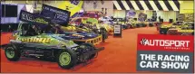  ??  ?? Short Oval display is a major part of Autosport Show