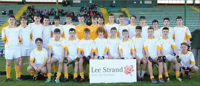  ?? Photo by Tom O’Donoghue ?? The victorious Castleisla­nd Under 16 team who triumphed over Mid Kerry in the County Final