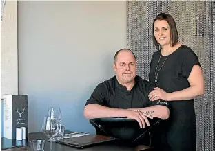  ?? PHOTO: SUPPLIED ?? Andrew and Jenni May are proud to be included in Cuisine’s top 100 New Zealand restaurant­s.