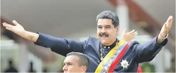  ?? ARIANA CUBILLOS ?? Nicolás Maduro, presidente de Venezuela.