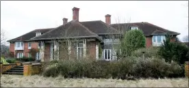  ??  ?? UNINSPIRIN­G: The Yorks’ former home, sold for £15 million, was demolished