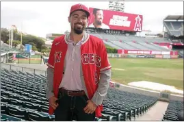  ?? ALEX GALLARDO / AP ?? The Angels’ Anthony Rendon poses after a news conference Saturday in Anaheim.