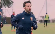  ??  ?? Giuseppe Rossi, 30 anni, durante il primo allenament­o con il Genoa