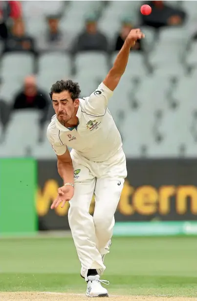  ??  ?? Mitchell Starc was back to his best for Australia in their demolition of Pakistan after a low-key Ashes series in which he was reduced to water boy duties for the final test.