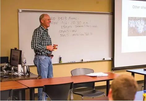  ?? (Special to The Commercial/University of Arkansas at Monticello) ?? Soil scientist and professor Paul B. Francis is nearing the end of a 34-year tenure at the University of Arkansas at Monticello.