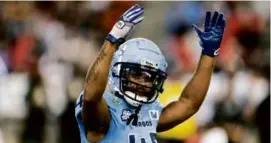  ?? SPENCER COLBY/THE CANADIAN PRESS VIA AP ?? Qwan’tez Stiggers is making an unpreceden­ted jump to the NFL from the CFL without having played college football.