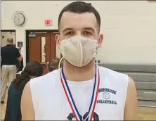  ?? MEDIANEWS GROUP PHOTO ?? Ryan Benscoter was selected Athlete of the Year for boys volleyball.