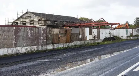  ??  ?? The Hilltop Service Station on the N59 road at Culleens. Donal Hackett.