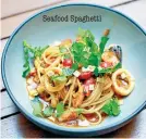  ??  ?? Seafood Spaghetti