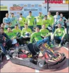  ??  ?? El Villarreal, en los karts.