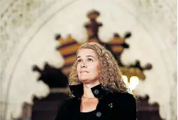  ?? [ Reuters ] ?? Den Grundstein ihrer Karriere legte Ex-Astronauti­n Julie Payette im All.