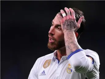  ?? (Getty) ?? Ramos refused to accept the decision