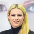  ?? FOTO: DPA ?? Michelle Hunziker auf der Frankfurte­r Buchmesse.