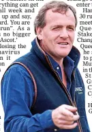  ??  ?? ROYAL ACCLAIM: Richard Hannon