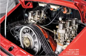  ??  ?? Back in 1970 Foley spec with a 2.3-litre ST engine