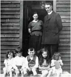  ??  ?? and, left, in its heyday with Máire Mhac an tSaoi second from right among Biddín, Séamus, Peaitsín and Barbara, uncle Paddy and Bríde, on the front steps of Ireland’s westernmos­t home. It was built for the children by her uncle Paddy, Fr Pádraig de Brún, to allow them come of age asnativeIr­ish speakers, gifting the language one of its best-loved modern poets.