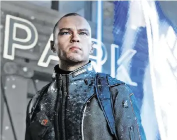  ??  ?? Wohin des Weges? Der Android Marcus sucht in «Detroit: Become Human» nach der menschlich­en Seite.