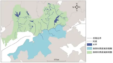  ??  ?? 图 1深圳河湾流域Fig. 1 Location of Shenzhen Bay basin