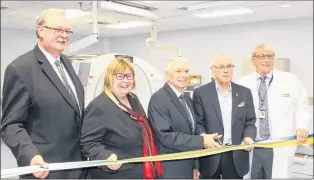  ?? SAM MCNEISH/THE TELEGRAM ?? The Nuclear and Molecular Medicine Facility was officially opened on Tuesday with a news conference, ribbon cutting ceremony and tour of the facility. Located at the Health Sciences Complex in St. John’s, several people from the health care community,...