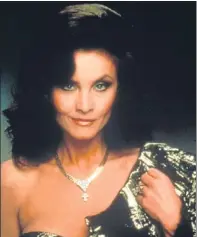  ??  ?? Kate O’Mara as Cassandra “Caress” Morrell in Dynasty and with Eric Morecambe and Ernie Wise.