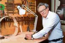  ??  ?? Grisales, president of Cremona’s antonio Stradivari luthiers consortium, said the market for violin makers, which is an elite market, has shrunk.