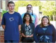  ?? BOYERTOWN AREA SCHOOL DISTRICT ?? Seniors Timothy Emeigh, Devanshi Agnihotri, Lucia Bellino, Kaylin Hasselhan, Madelyn Hair, and Jacob McCann have been named Commended Students in the 2017 National Merit Scholarshi­p Program.