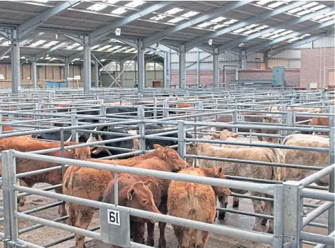  ?? ?? HEALTHY TURNOVER: Lawrie & Symington Ltd operates livestock markets at Forfar, above, and Lanark.