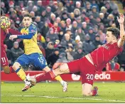  ?? ?? Liverpool’s Diogo Jota scored a brace vs Southampto­n.