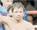  ??  ?? Gennady Golovkin