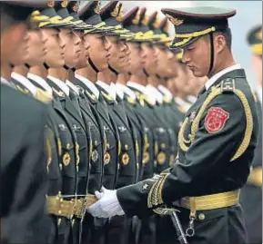  ?? ANDY WONG / AP ?? China es el país que más ha incrementa­do el gasto militar, un 7,4%