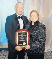  ?? SUBMITTED PHOTO ?? Dennis and Judy Shepard were recognized during the inaugural Diversity Honors.