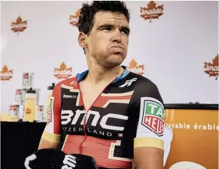  ??  ?? Close but so far for Van Avermaet, who left with two podium places but no victory